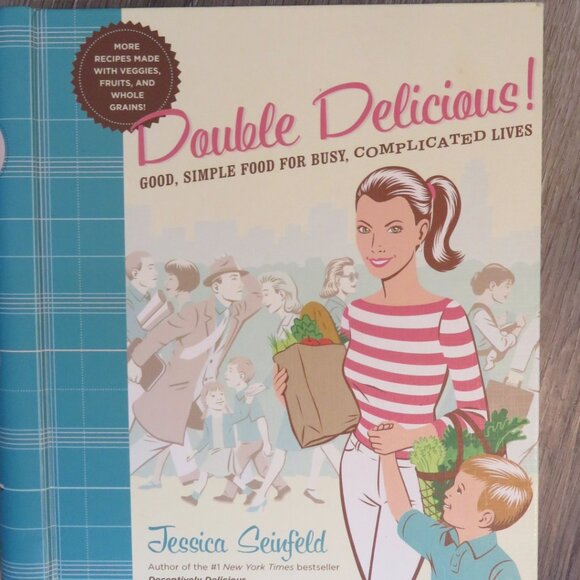 Double Delicious Jessica Seinfeld Spiral Bound Cookbook (K609) - Picture 1 of 9